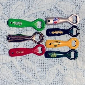 Set of 7 beer bottle openers